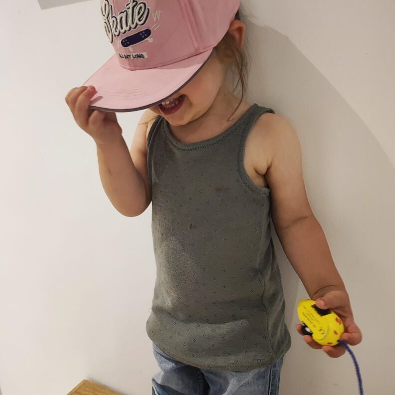 Baumwoll-Jersey Unterhemd "Under-Hop" mit Spitze 80-152 image number 8