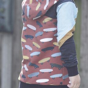 E-Book Hoodie Farbenbogen Gr. 68 - 98