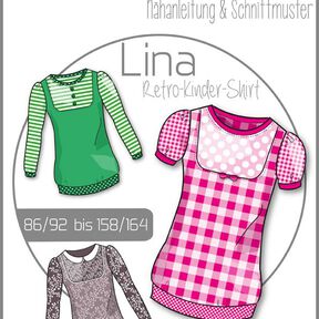 Ebook Shirt LINA Kinder Gr. 74/80 - 158/164