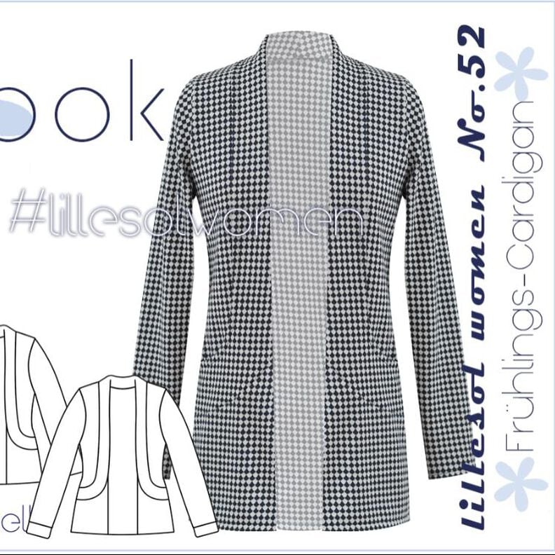 Ebook /Schnittmuster lillesol women No.52 FrühlingsCardigan image number 1