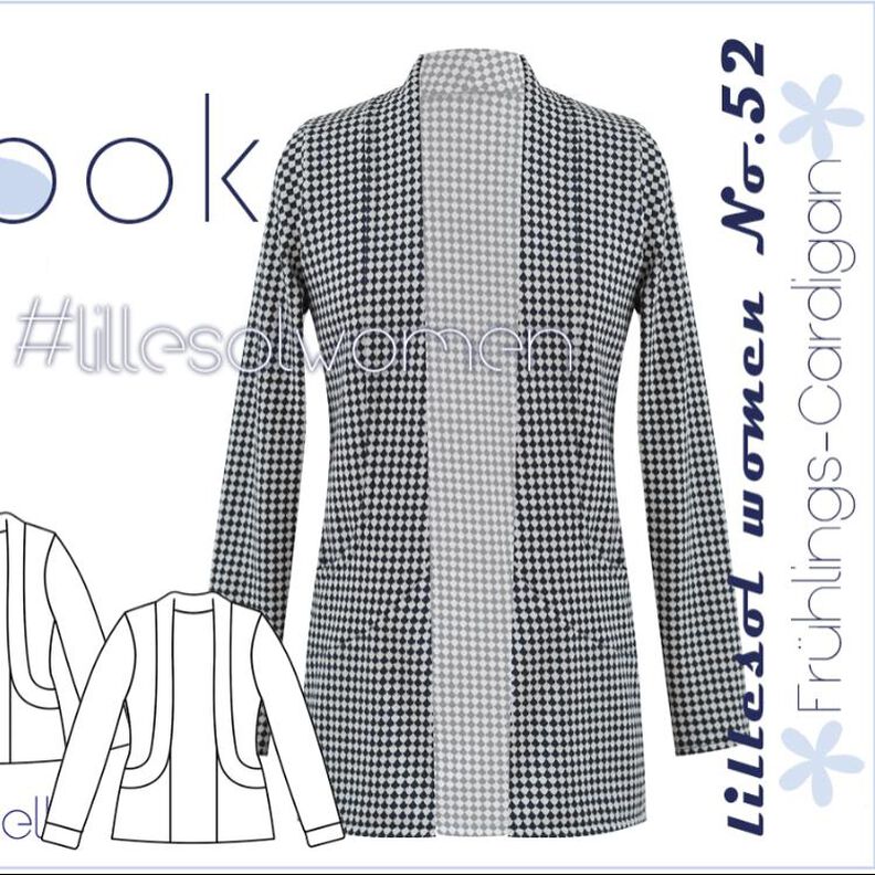 Ebook /Schnittmuster lillesol women No.52 FrühlingsCardigan image number 1