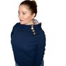 Damen Knopfleisten Pullover BUTTON RAGLAN Gr. XS-4XL (32-54) thumbnail number 6