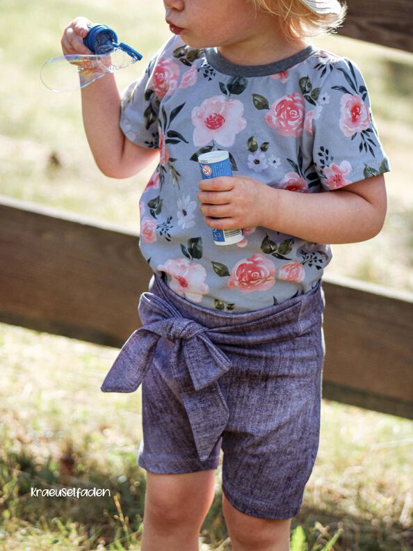 lovely baggy pants 50-104 Hose Shorts Biesen Schleife image number 9