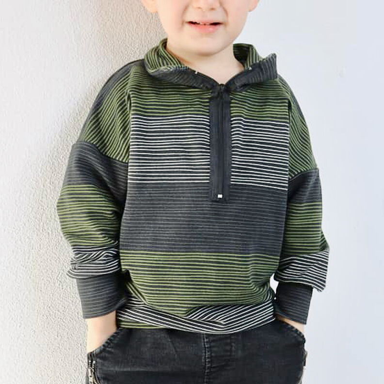 Kinder Sweater mit Zipper und Kragen BUKA ♥ Gr. 92-164 image number 6