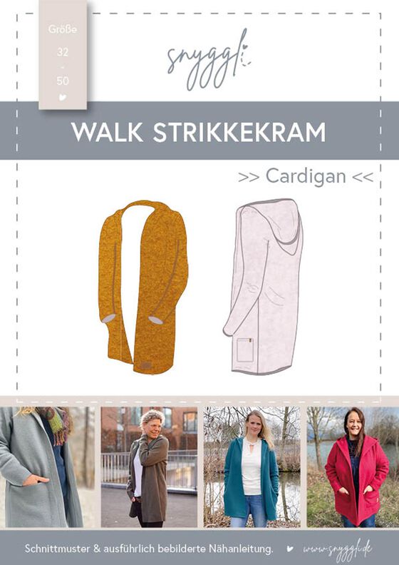 Cardigan Walk Strikkekram Gr. 32 – 50 inkl. A0, Mantel image number 8