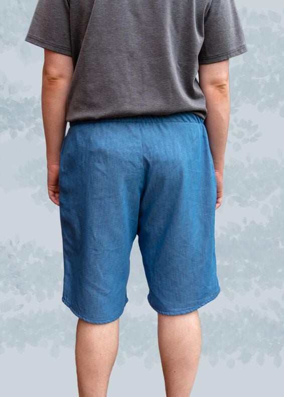 Alex Herren-Shorts mit Gummizug, knieumspielend + kurz,A4+A0 image number 4