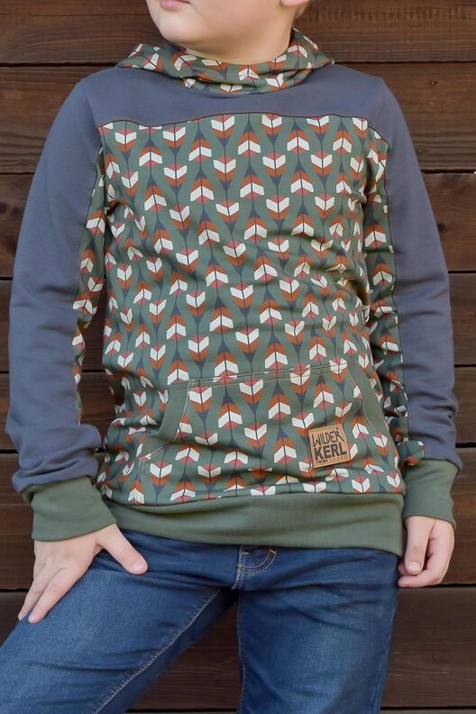 Hoodie Pullover Kinder Schnittmuster Gr. 74-176 - Paco #124 image number 10