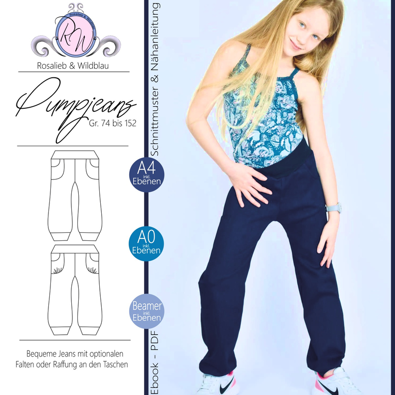 Pumpjeans Gr. 74 bis 152 image number 1
