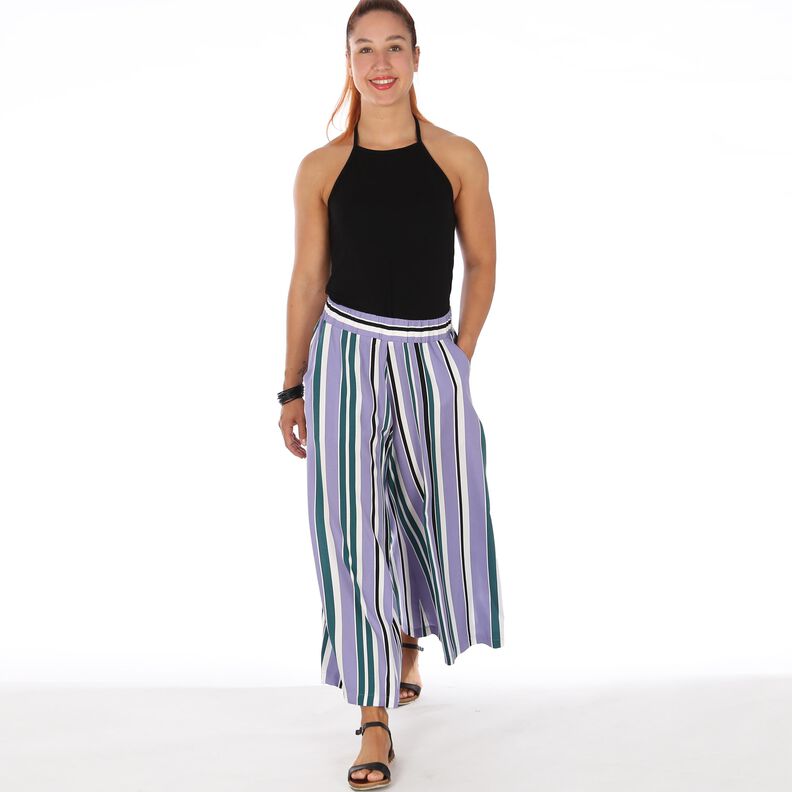 FRAU ORLA - weite Hose mit Gummibund  XS-XXL image number 9