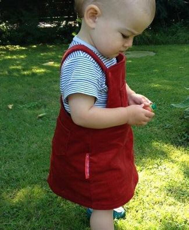 Kleid / Latzkleid "Berit", Schnittmuster Gr. 62-104 image number 5