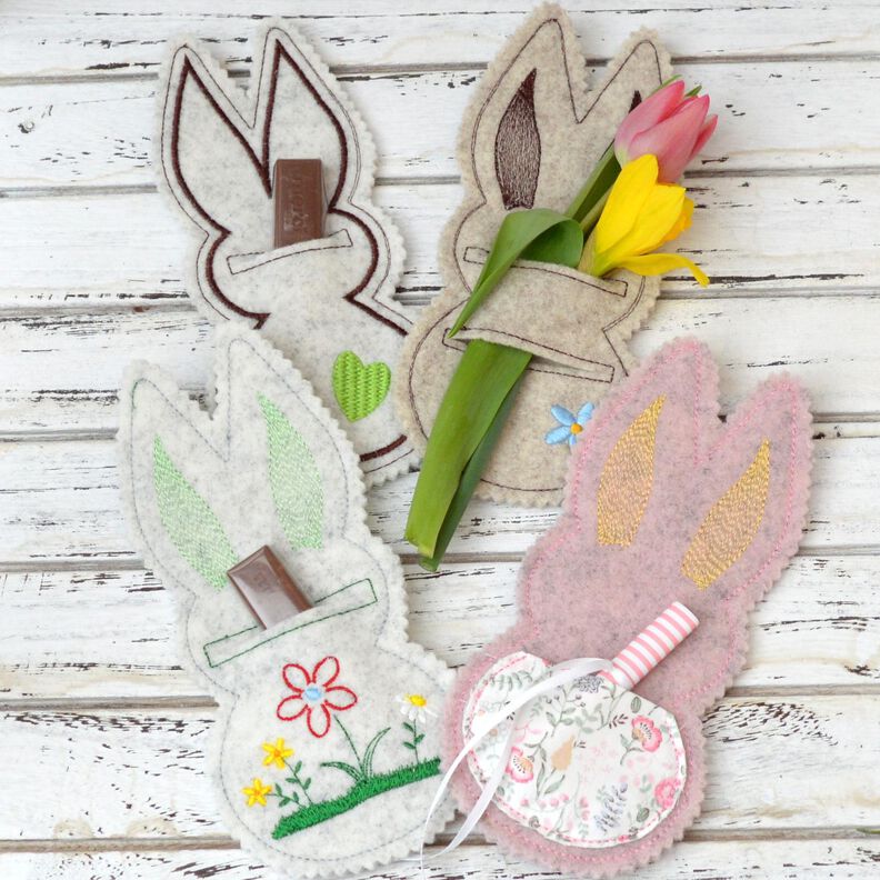 ITH Stickdatei Hasen 13x18cm image number 2