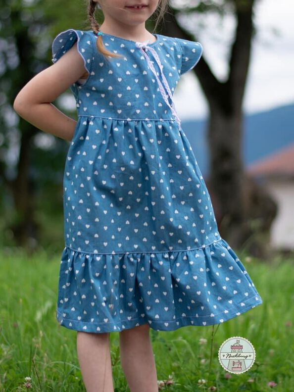 *Girls Partydress Webware*GR. 74 BIS 152 Kleid Einschulung image number 7