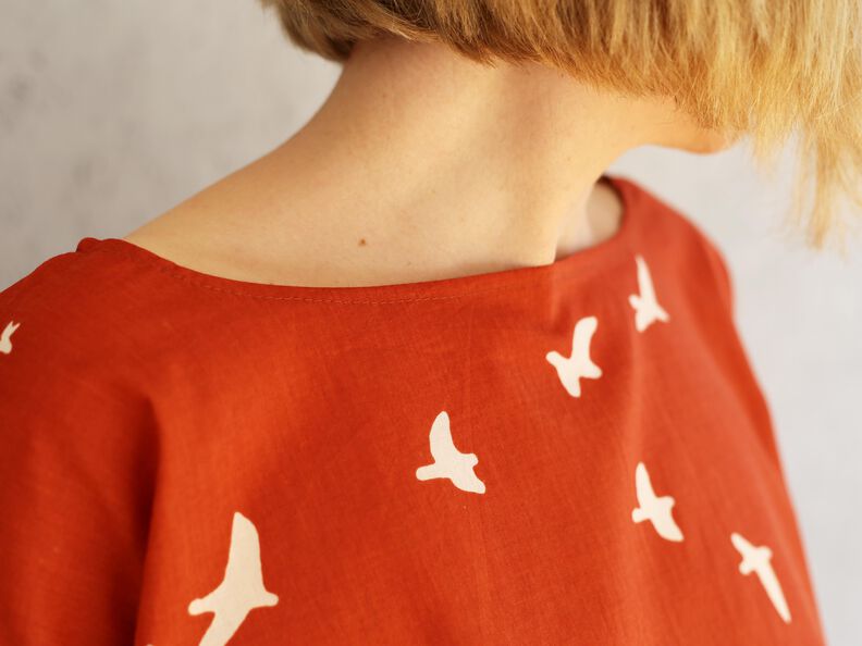 FRAU AIKO kurze Bluse mit Taschen & 3/4-Ärmeln - XXS-L image number 4