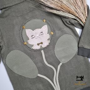 Stickdatei Applikation Nico Samtpfote