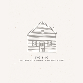 Plotter- und Laserdatei "HOUSE" SVG PNG