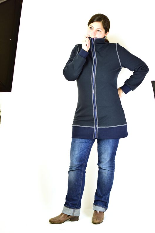 Ebook / Schnittmuster Damen Freizeitjacke *mit A0-Datei* image number 4