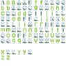 Stickdatei Traktor Alphabet 10cm 13cm + kl. Buchstaben thumbnail number 2