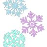 Applikationsvorlage let it snow Schneeflocken thumbnail number 4