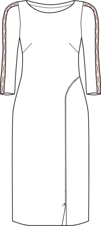 Kleid SARANA Gr. 34-52 PDF-Schnitt A4, A0, Anleitung image number 7