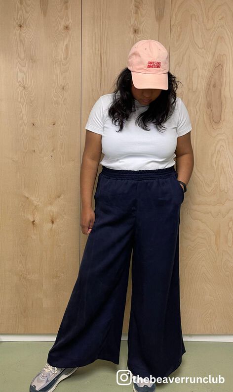 Fließende Culotte Hose mit weiten Beinen PDF Schnittmuster image number 5