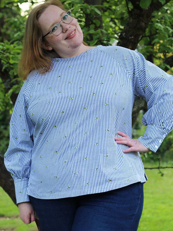 Raglan Bluse (34-58) PRIMAVERA Damen Schnittmuster image number 6
