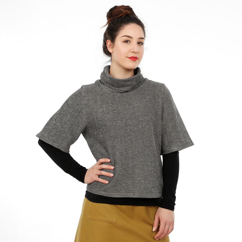 FRAU DÖRTE - Rollkragenpulli mit kurzenÄrmeln XS-XXL image number 8