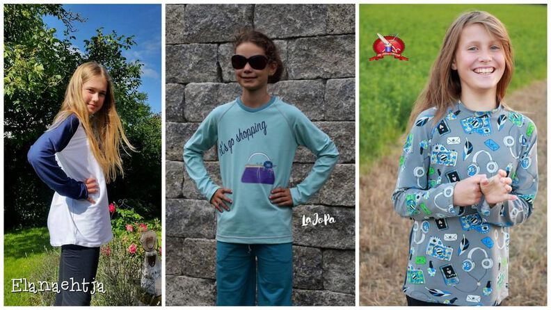 Basic-Shirt Kim Langarmshirt Longsleeve 86-164 image number 3