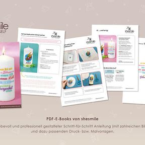 Kerzen bedrucken mit Servietten (Anleitung und Druckvorlage)