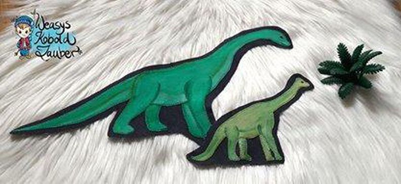 Applikationsvorlage Brachiosaurus Dino image number 3