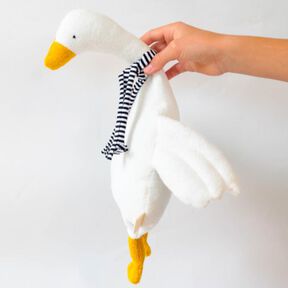 Gans-GLORIA Schnuffeltuch / Schmusegans ...so schmusig