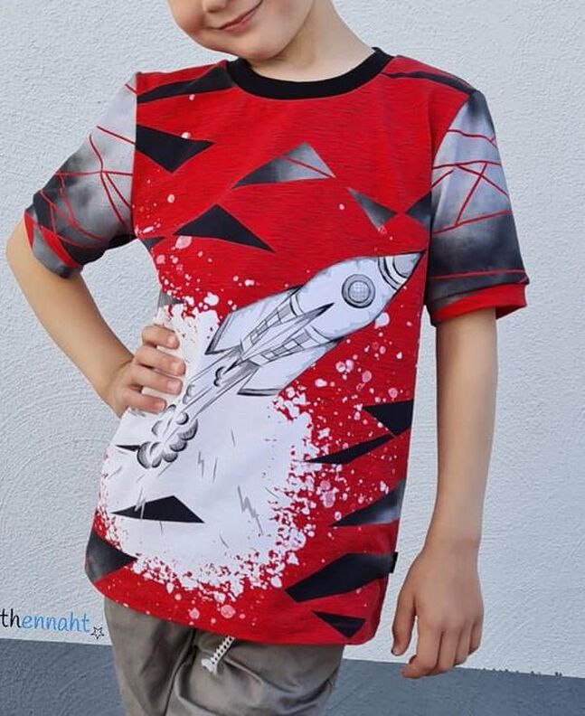 Fin Kids Basicshirt 56-176 beamerfähig image number 10