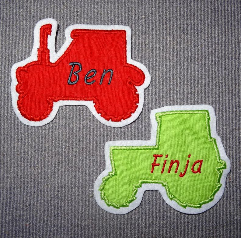 Traktor Button Stickdatei image number 3