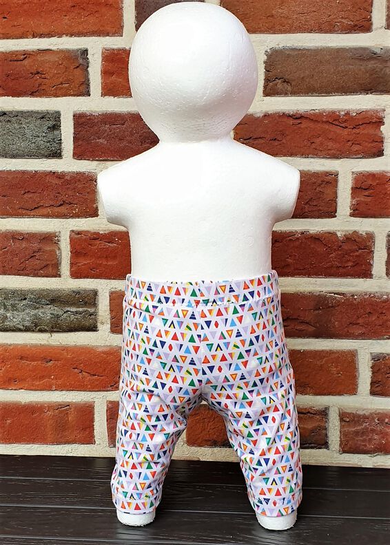 Lena – Lange Babyhose mit Bündchen Gr. 44-98, A4+A0 image number 8
