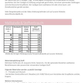 Ebook Männer Cardigan Viga *mit  Video*