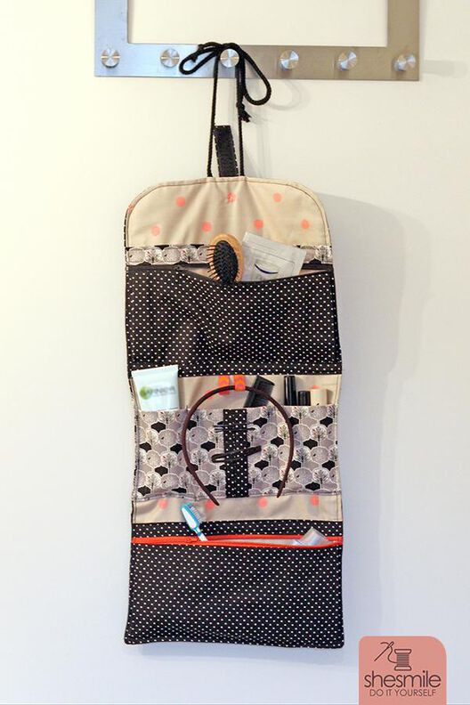 Kulturtasche Hanging3 (Nähanleitung & Schnittmuster) image number 3