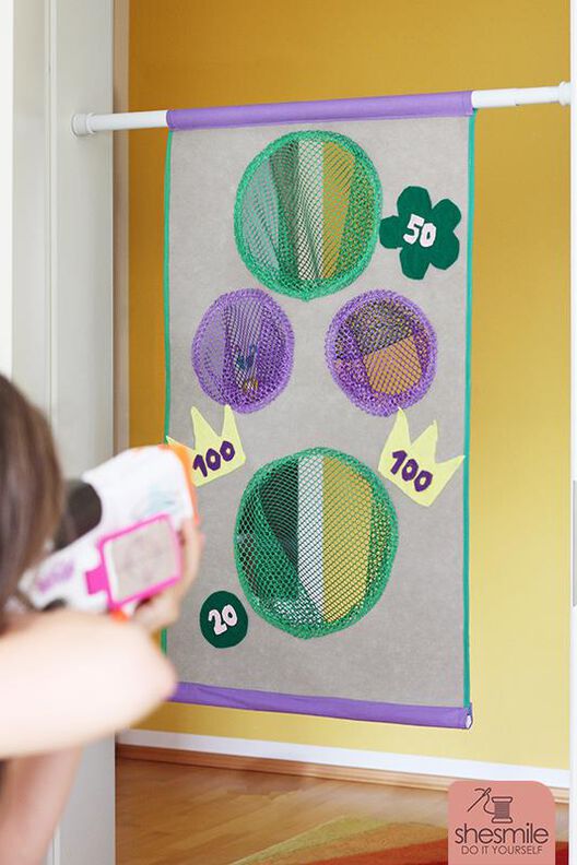 Zielscheibe mit Fangnetz KiddiScore (Nähanleitung) image number 5