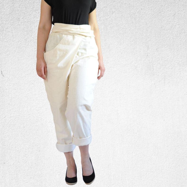 Leinenhose Minou Gr. 34-46 Schnittmuster A4/Großformatdatei image number 9