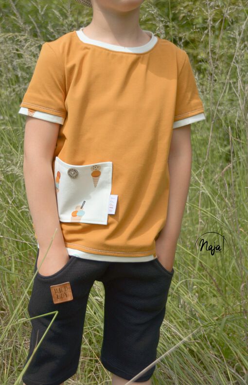 Schnittmuster Shirt Noah inkl. Beamerdatei image number 8