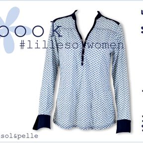 Ebook / Nähanleitung Damen Blusenshirt Jersey