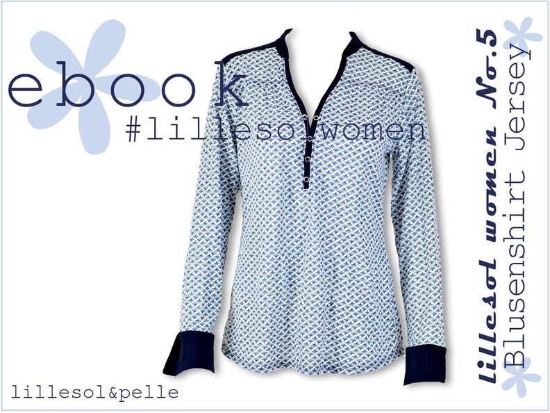 Ebook / Nähanleitung Damen Blusenshirt Jersey image number 1