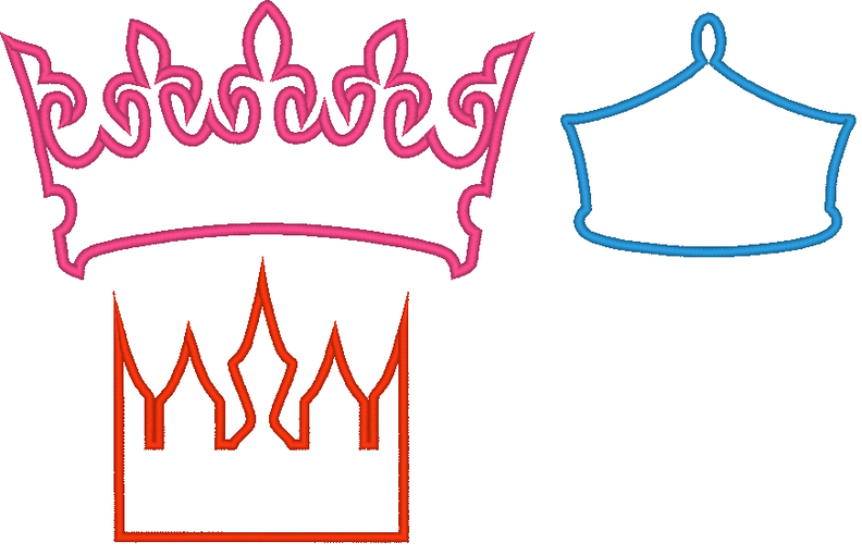 Stickdatei Kronen 3.0 Krone Prinzessin image number 8