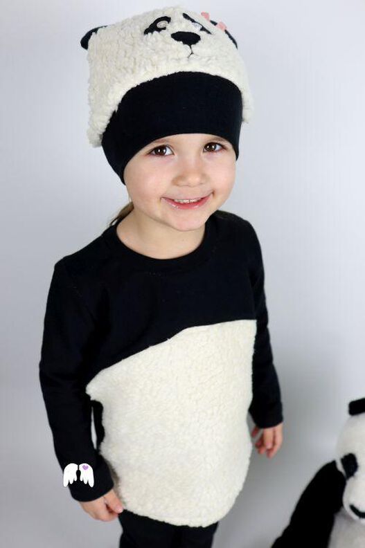 Pandamütze Kopfumfang 37 - 60 cm  image number 2