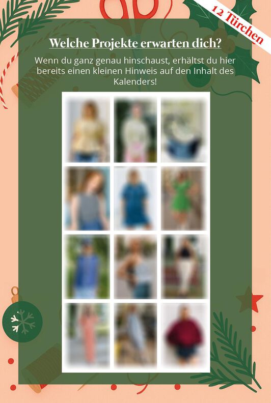 Schnittmuster Adventskalender 2025 Nähen Weihnachten image number 3