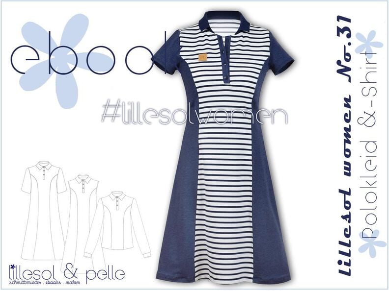 Ebook /Nähanleitung Damen Polokleid & -Shirt image number 1