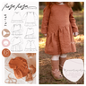 Kleid/ Bluse #Musselinchen Gr. 74-146 A4/ A0/ Beamerdatei thumbnail number 1