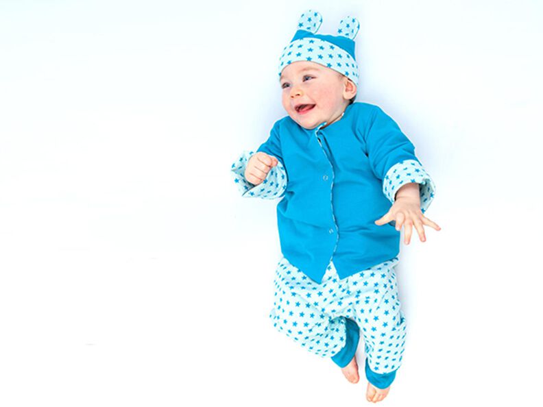 ALBERTO FLAVIO ORSO Babyset Overall, Jacke + Mütze image number 2