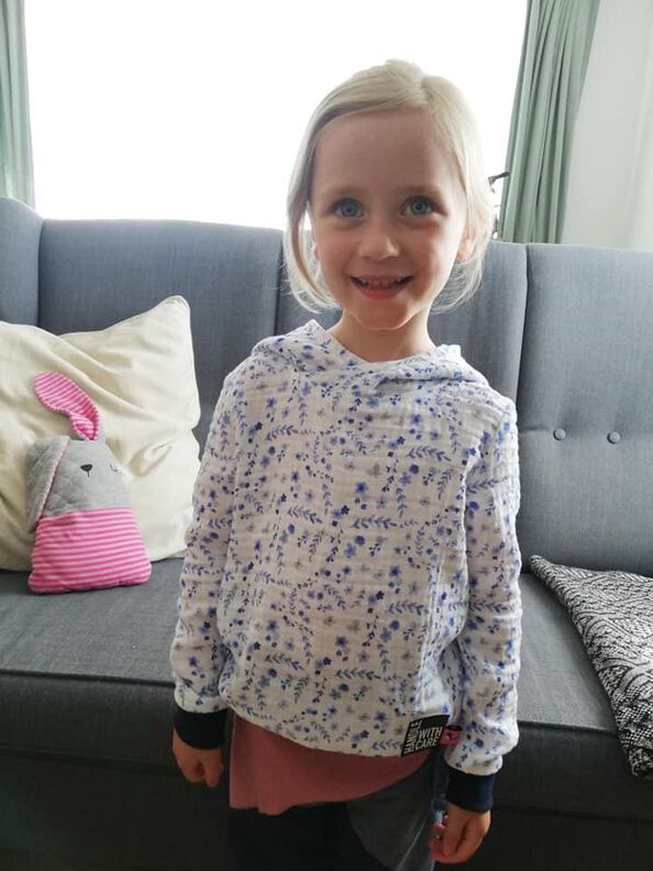 Musselinhoodie Hiddensee Kinder *A4 und A0 Datei* image number 5