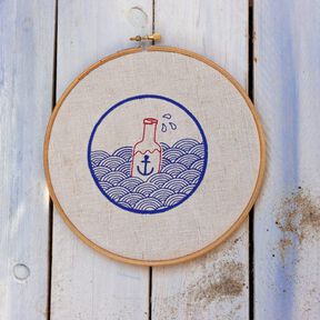 Bullauge mit Flaschenpost – Stickdatei 10×10 I 13×18 I 16×26