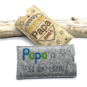 Stickdatei Schokohülle Papa Vater Vatertag