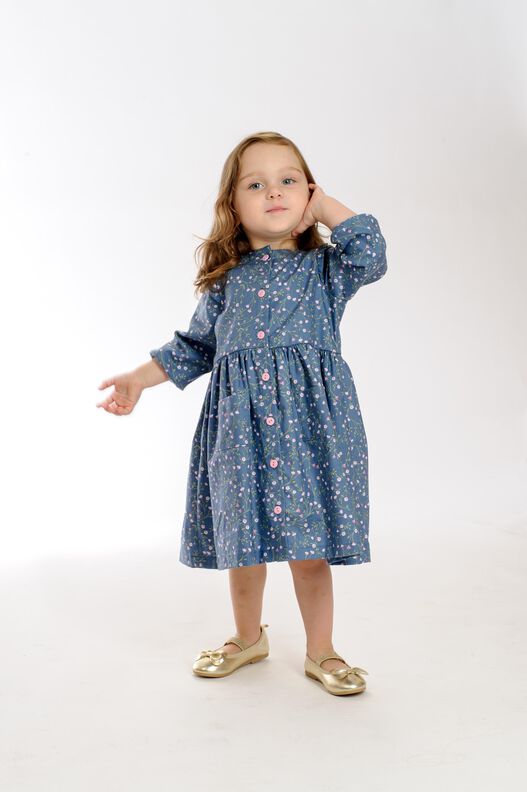 Schnittmuster Mädchen Kleid, ärmellos oder langen Ärmel MIMI image number 10